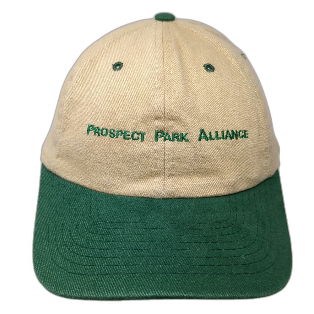 Nissin Cap Prospect Park Alliance Brooklyn Snapback Hat Beige Green One Size